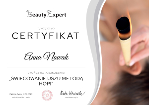 Świecowanie uszu metodą hopi